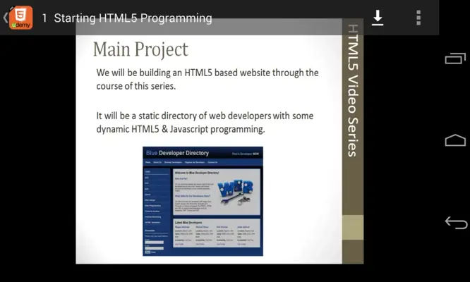 Learn Free HTML5 Tutorials android App screenshot 14