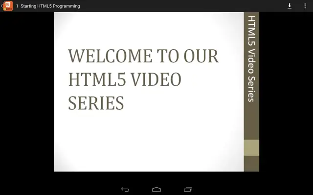 Learn Free HTML5 Tutorials android App screenshot 8